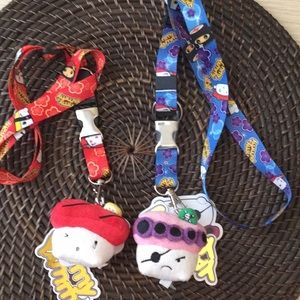 Yammy yammy lanyards, pack of 2
